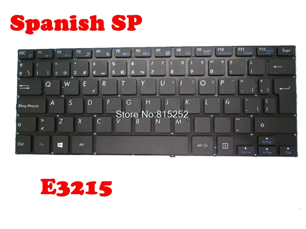 

Laptop Keyboard For MEDION AKOYA E3215 MD61032 MD61033 MD60988 MD60987 MD60929 MD60966 MD60984 MD60985 MD60794 MD61032 Spanish