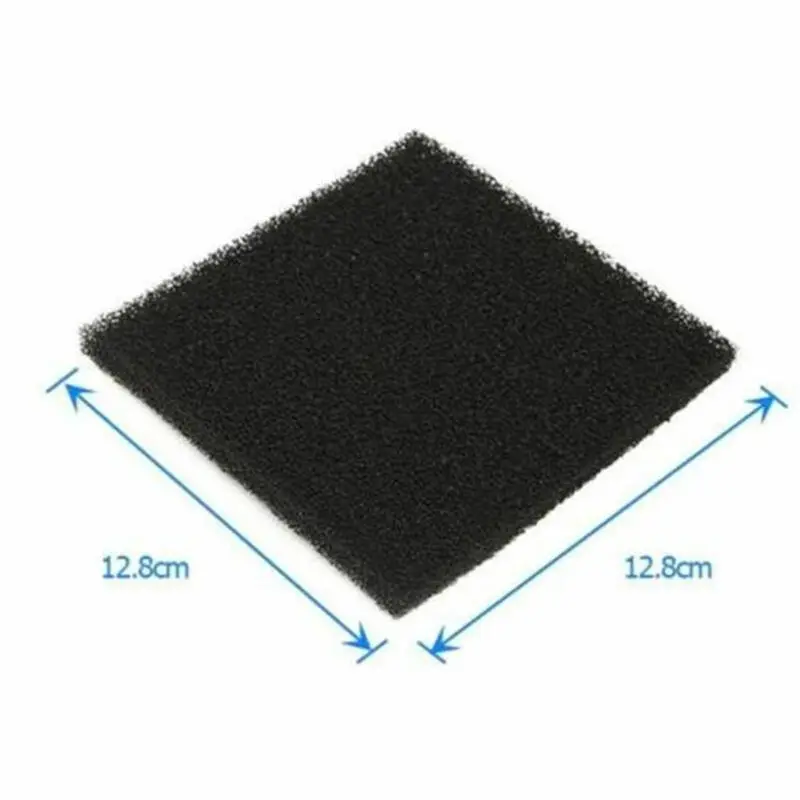 5-20Pcs Activated Carbon Filter Sponge Aquarium Fish Filter Box Water Pet Cage Filters Accessories Hole Aquarium Filter Absorber