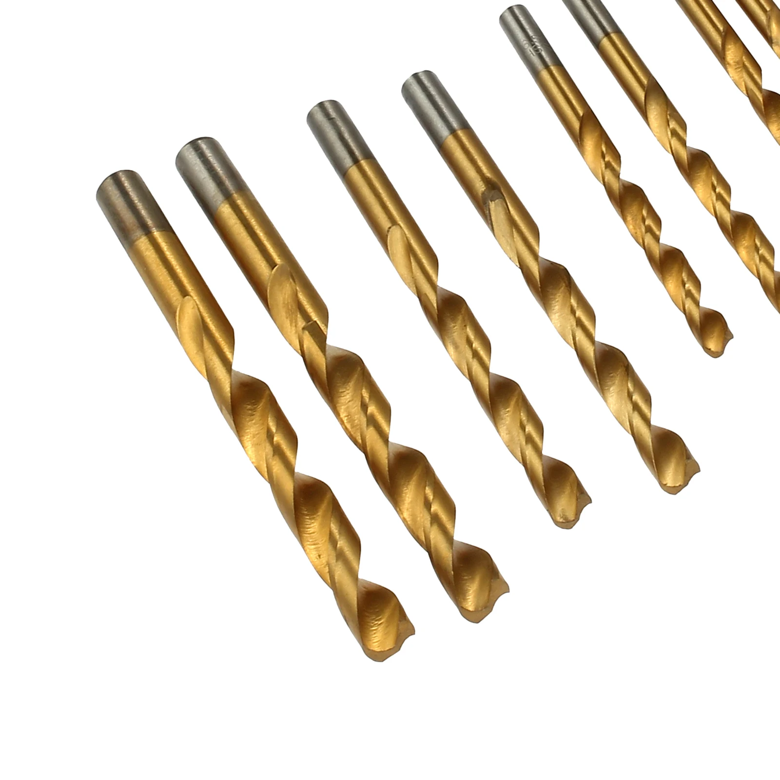 GARLLEN 99 Pcs เจาะบิตชุด1.5MM-เหล็กเคลือบความเร็วสูงไทเทเนียมขนาด10มม.สว่านเกลียวเหล็กชุดเครื่องมือสำหรับ DIY Home HSS Drills