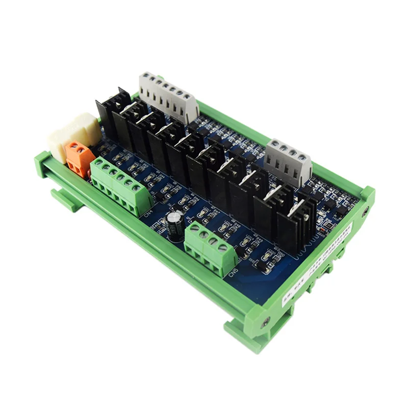 10-Channel PLC DC Amplifier Board Optocoupler Isolation PNP Output Module for Injection Machine