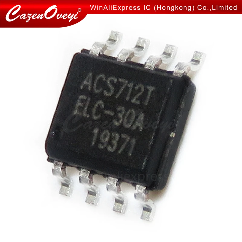 5 pz/lotto ACS712ELCTR-30A-T ACS712ELCTR-30A ACS712ELCTR ACS712 SOP-8 In Magazzino