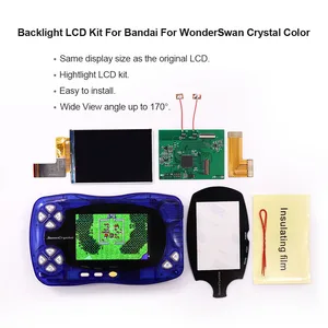 Terbaru IPS Backlight Tampilan Layar LCD untuk Banda Wonderswan Swancrystal Wonder Swan Kristal Warna WSCC Konsol Permainan 6 wonder swan penjualan terbaik - №