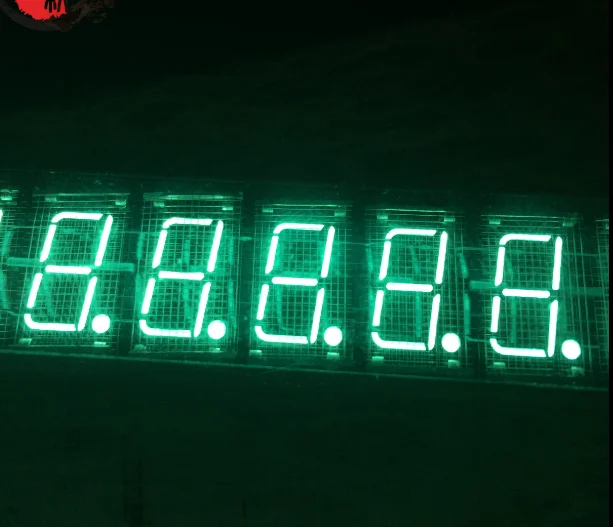 Imagem -02 - Sete-segmento de Oito Dígitos Tubo Digital Fluorescente Vfd Relógio Faça Você Mesmo Acessórios Punk Antigo Peças V18