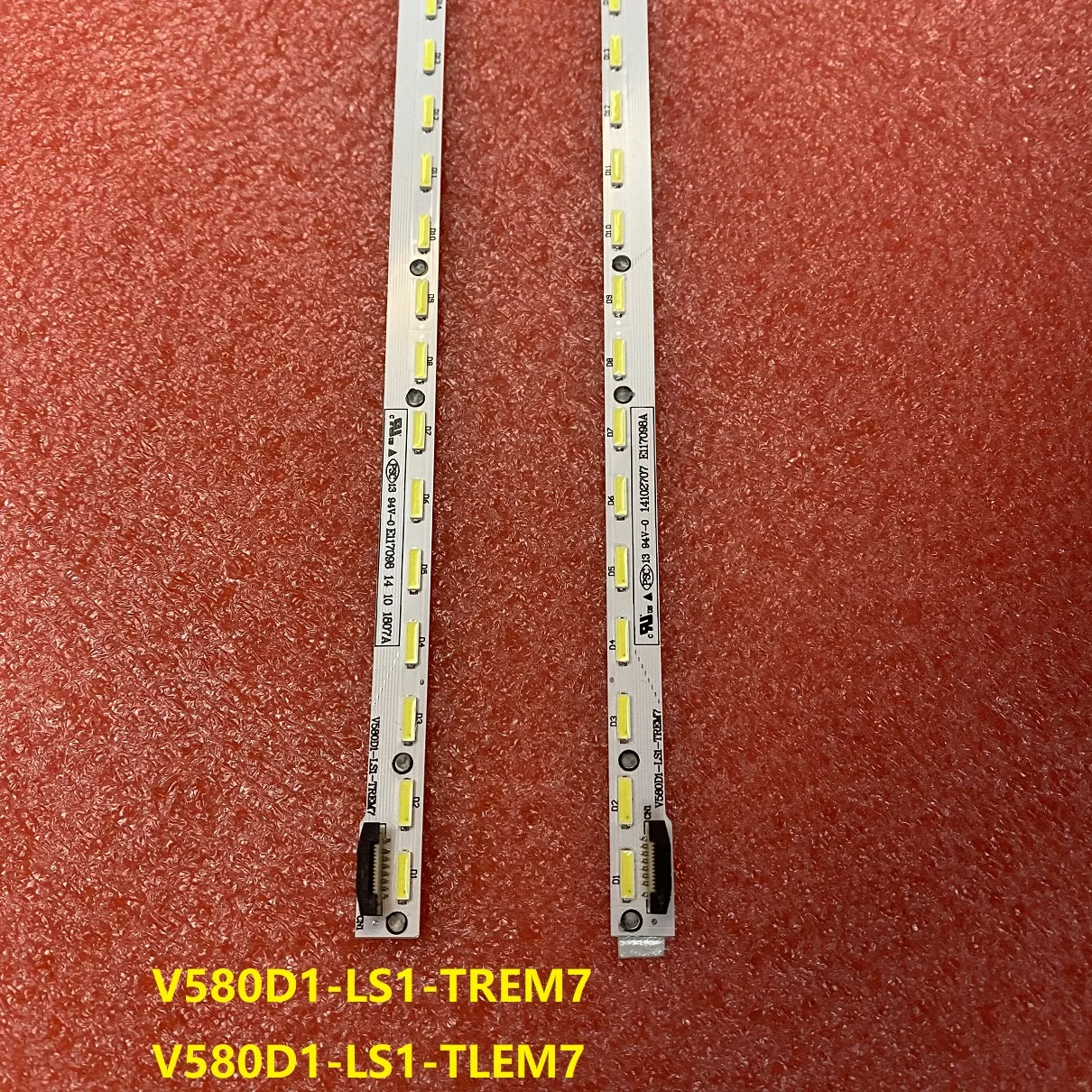 LED Backlight Strip For Toshiba 58L8400U 58PUK6809 Panasonic TX-58AX802B V580D1-LS1-TREM7 V580D1-LS1-TLEM7 V580DK2-KS1