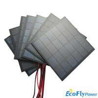 1PC Wholesale 6V 3W 500mA Solar Panel DIY 6V Home Solar System 145*145MM for Battery Cell Phone Charger