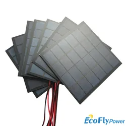 1PC  Wholesale 6V 3W 500mA ​Solar Panel PET/DIY 6V  Home Solar System 145*145MM ​