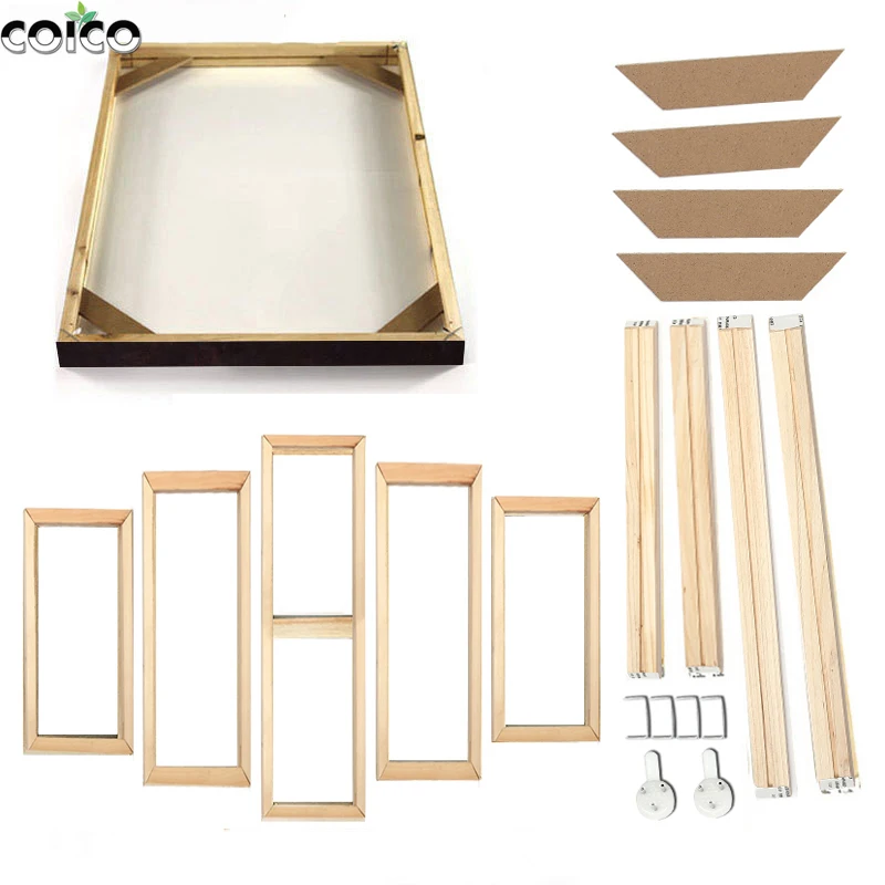 

Wood Picture Frames Wall Canvas Frame Natural DIY Large Size Wooden Photo Frame for Custom Art Oil Painting Home Decor Poster