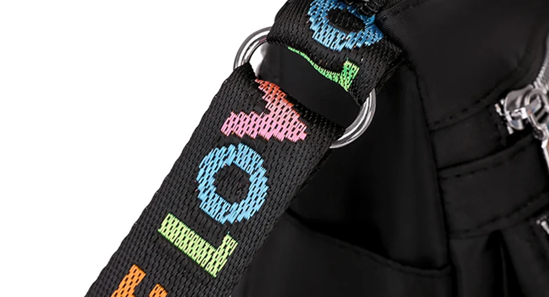 Frauen Umhängetasche Wasserdichte Nylon Oxford Schulter Messenger Taschen Casual Große Kapazität Handtasche Damen Reise Einkaufstasche – Detail 28