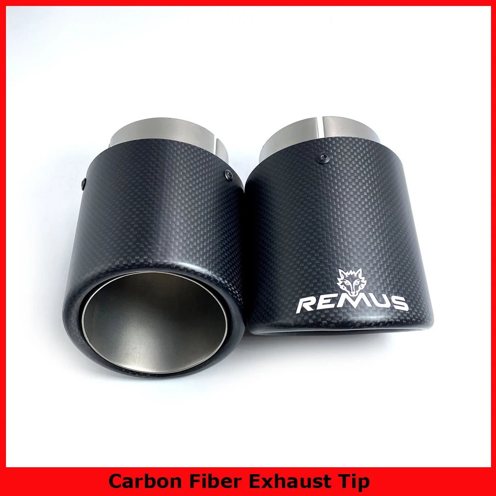 1 Piece Sandblasting For Mazda CX-5 CX-4 CX-3 Mazda Axela Mazda Atenza Exhaust Pipe Modified Decorative Carbon Fiber Tail Tips