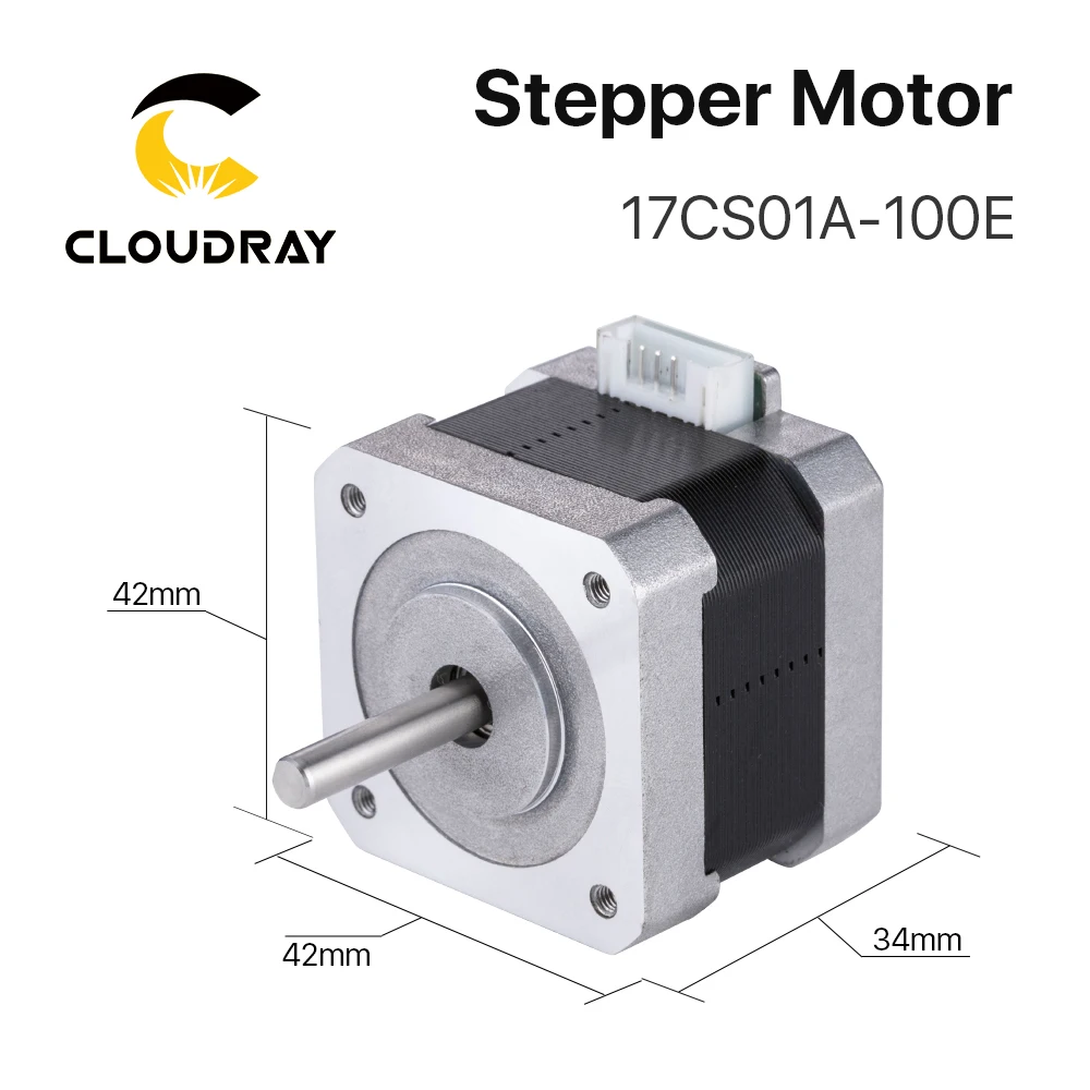 Nema 17 Stepper Motor 42mm 2 Phase 15Ncm 1A Stepper Motor with DuPont 4-lead  Cable for 3D printer CNC XYZ