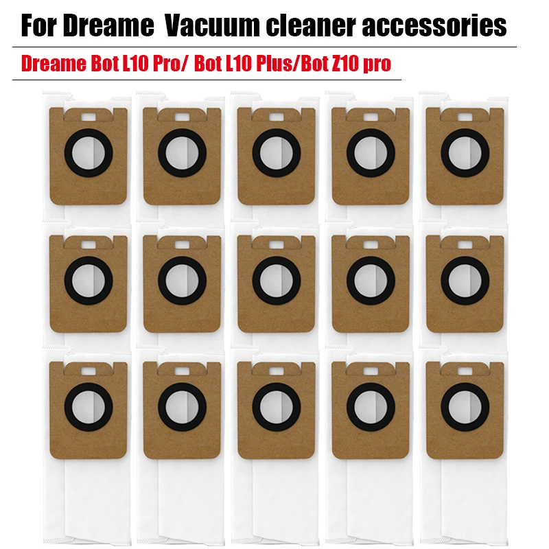 For Dreame Bot Z10 L10 pro Vacuum Cleaner Accessories Disposable Eco Bags Xiaomi Robot 4L Large Capacity Dust Bag Spare Parts