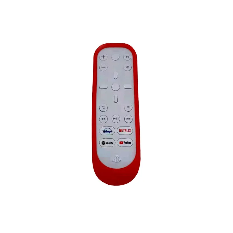 Caso de silicone macio controle remoto capa para ps5 console do jogo acessórios mídia protetor remoto escudo da pele para playstation 5
