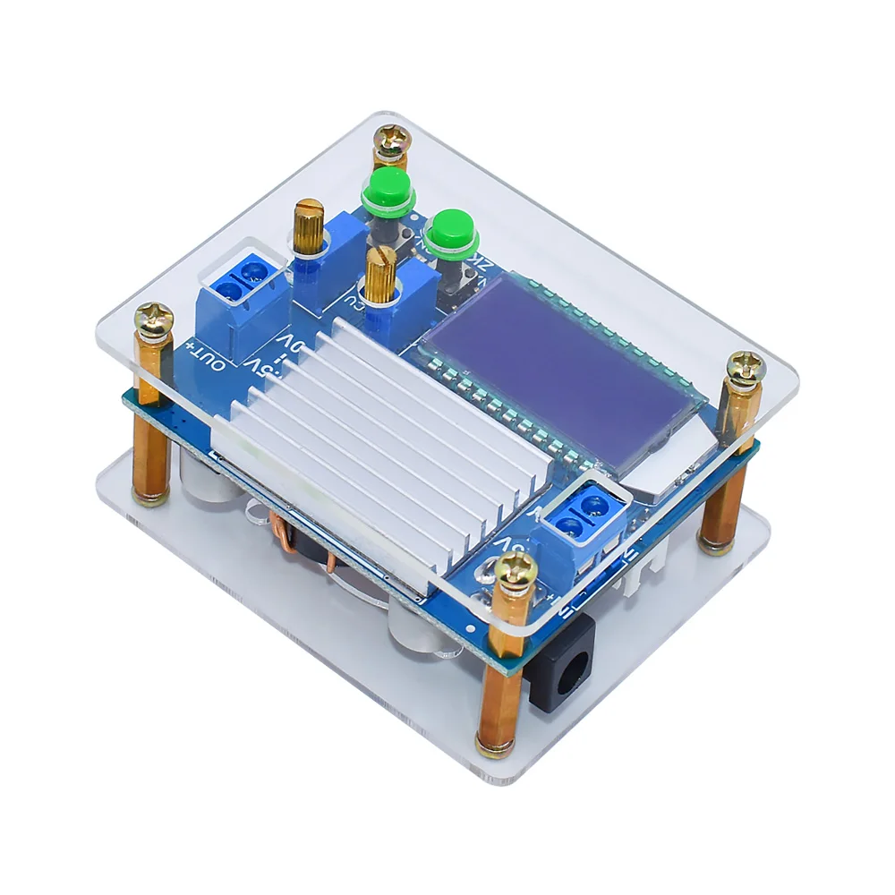 DC DC Automatic Boost/Buck Converter CC CV Power Module 0.5-30V 6A 60W Adjustable Regulated power supply Voltmeter ammeter