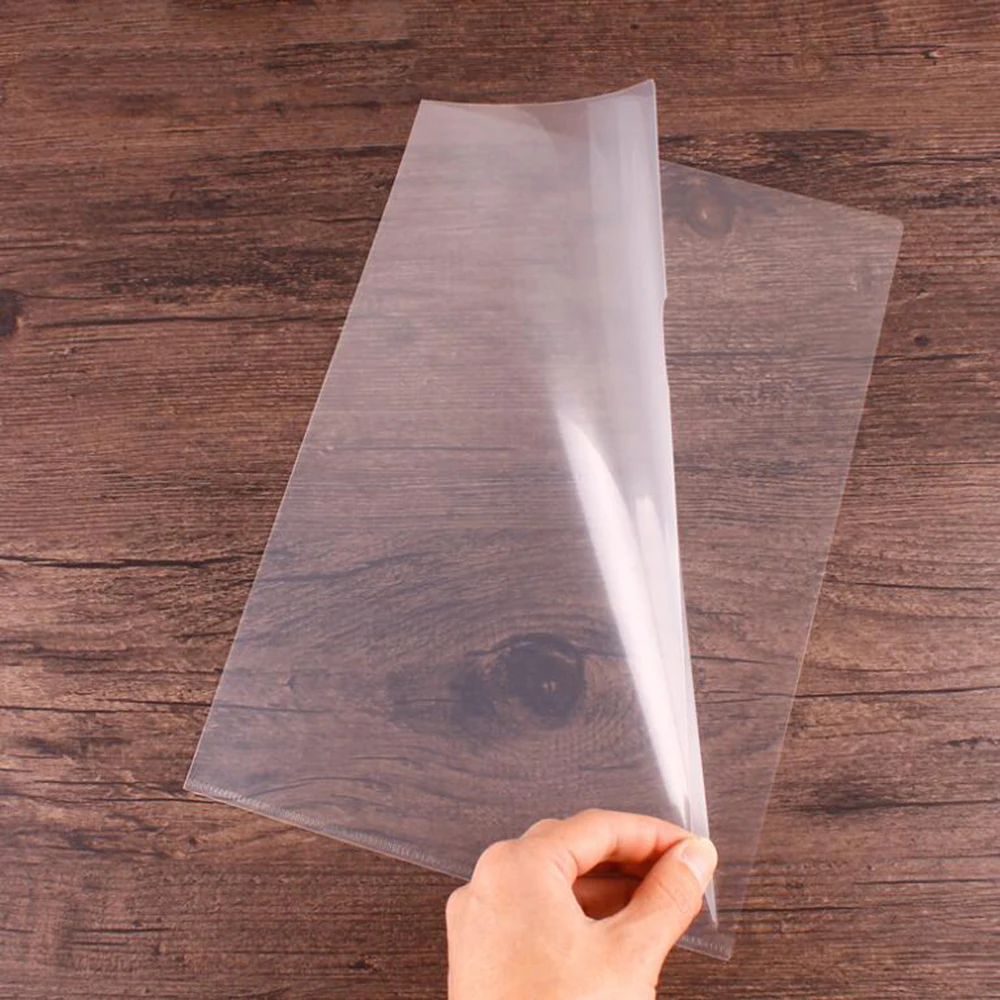 10PCS Clear Presentation Files Paper Cover Transparent Binding PVC Report A4 Cover For Business Documents School Projects