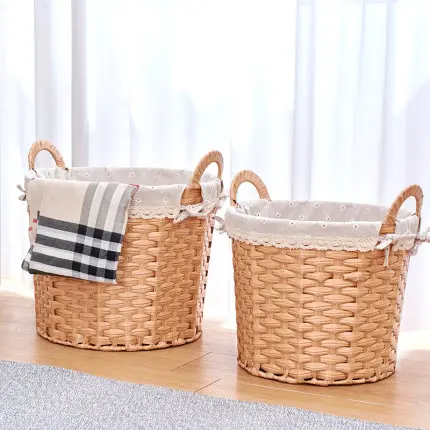 Dirty Clothes Storage Basket, Laundry Basket For Storing Clothes, Laundry Basket Bucket, Woven Basket, Frame Storage Artifact