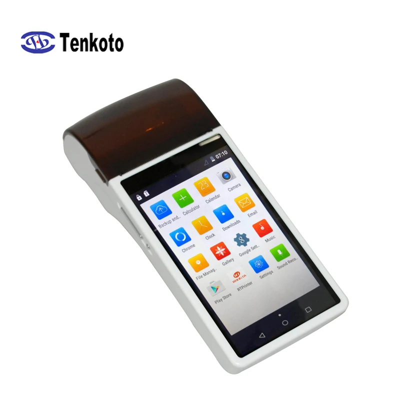 Mobile POS Terminal Android PDA Point Of Sales Machine with Printer WIFI Camera Barcode Scanner 3G POS Device