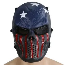 Masque facial complet tactique Airsoft Paintball, accessoires de protection de l'armée CS Wargame pour fête d'halloween, masques militaires de chasse