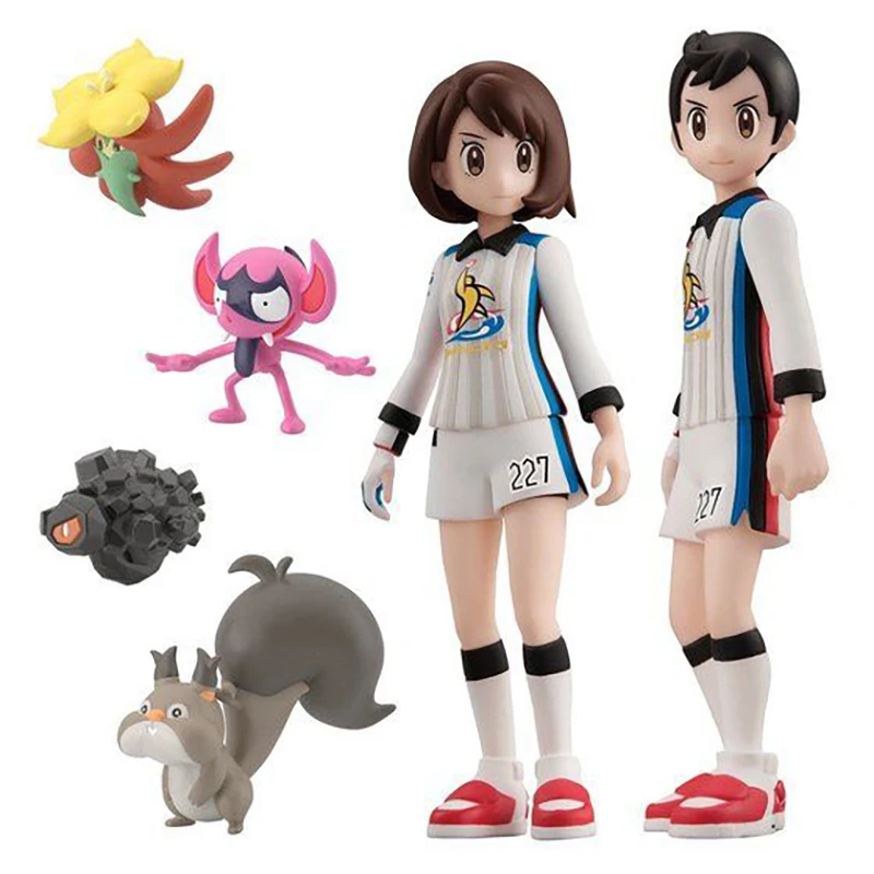 

Original Shokugan Pokemon Figure Scale World Galar Region Gym Battle Set Anime Action Figure Model Toys Gift for Children