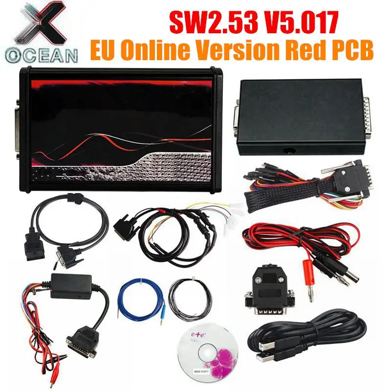 

2024 KESS SW V2.80 V5.017 EU Version Online Version KTAG V2.25 V7.020 4LED Red PCB kess V2 5.017 ktag 7.020 No Tokens Limited