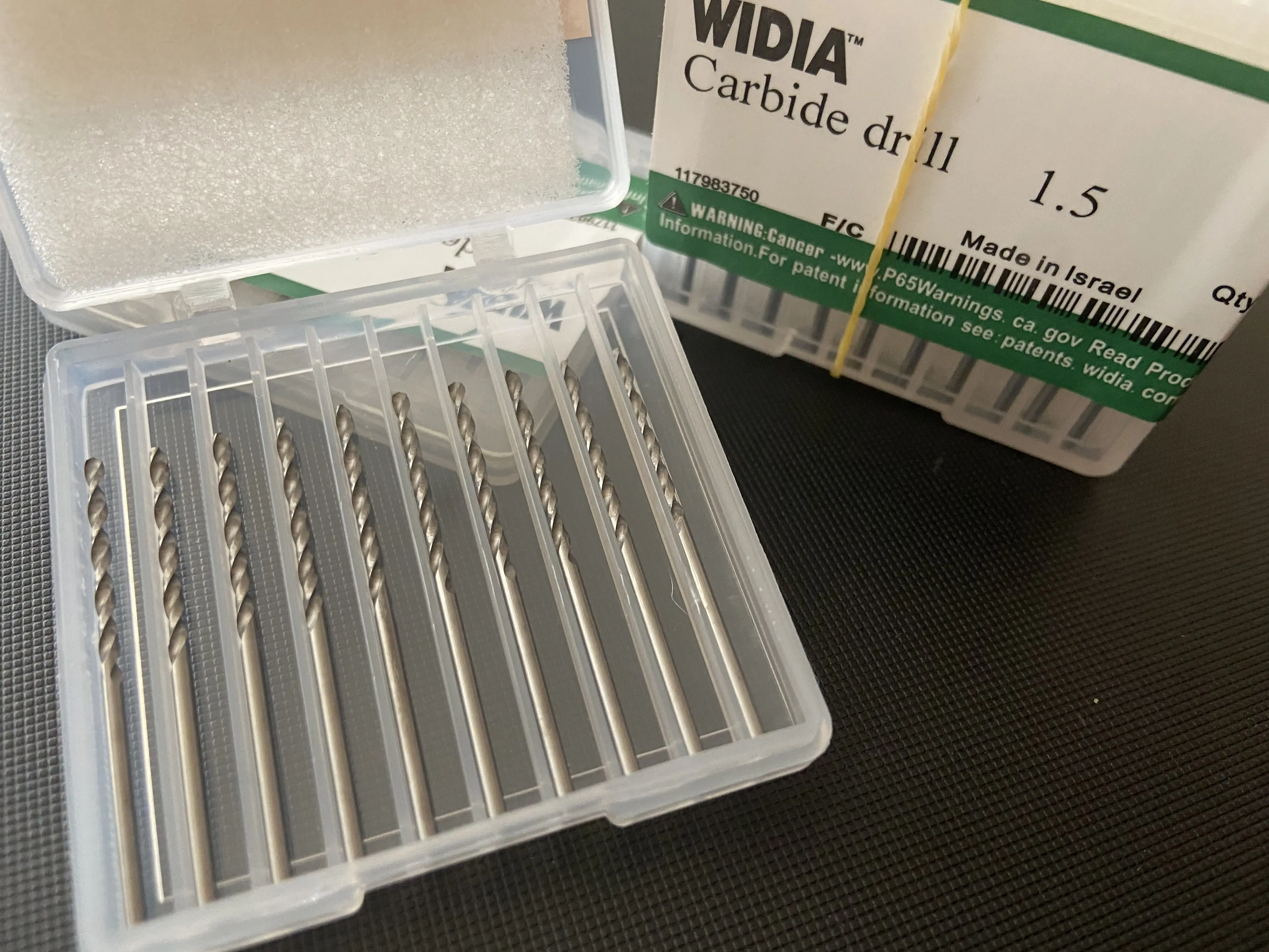 WIDIA كربيد بت 1 1.2 1.3 1.4 1.5 1.6 1.7 1.8 1.9 2 مللي متر 2.1 2.2 2.3 2.4 2.5 2.7 2.8 2.9 3mmTemperature المقاومة و ارتداء الدقة