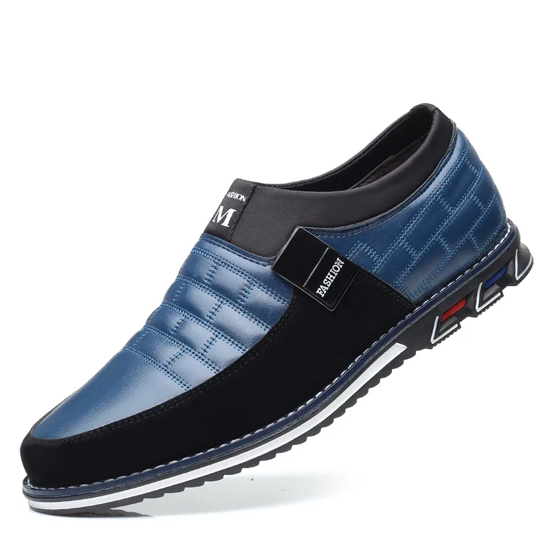 

Fashion Men Sneakers Casual Shoes Mens Shoes blue Lightweight Vulcanize Shoes Walking Sneakers Zapatillas Hombre