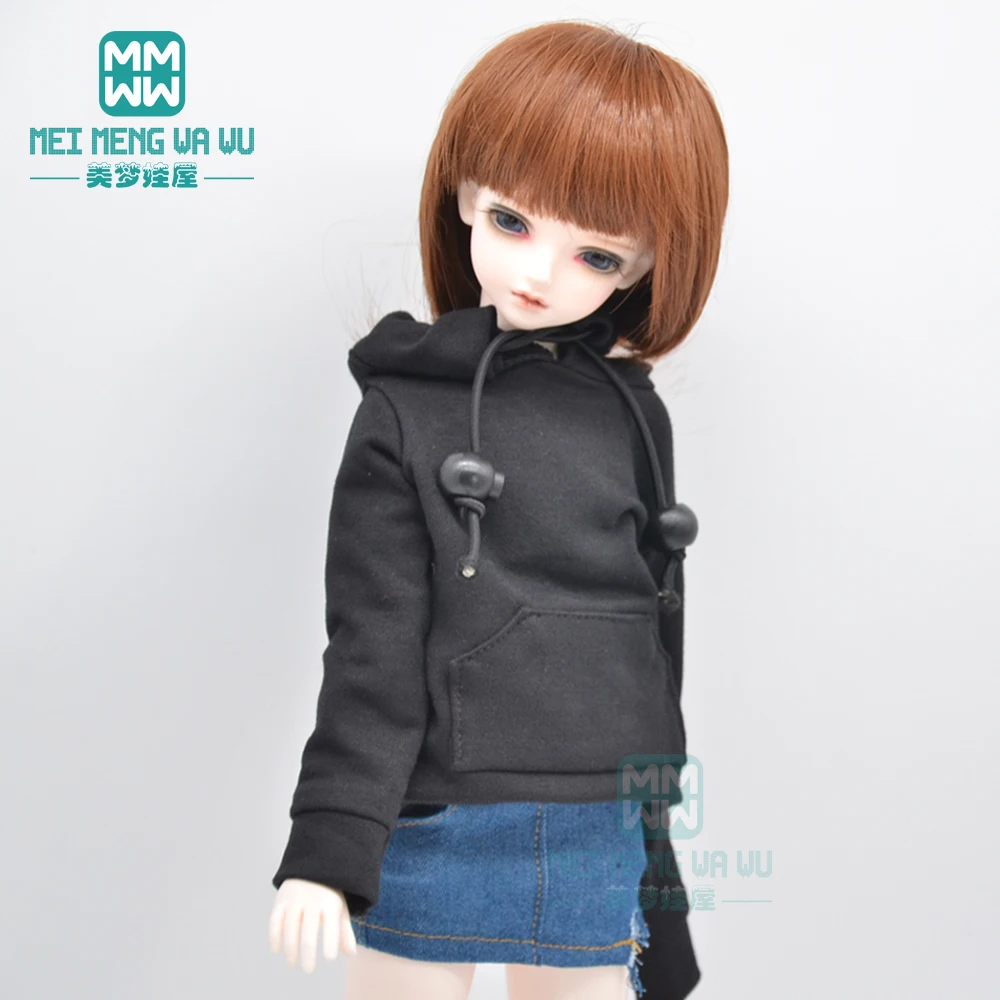 BJD dolls Accessories fits 30-45cm 1/4 1/6 MSD MK YOSD doll Sweatshirt, denim shorts, sports shoes