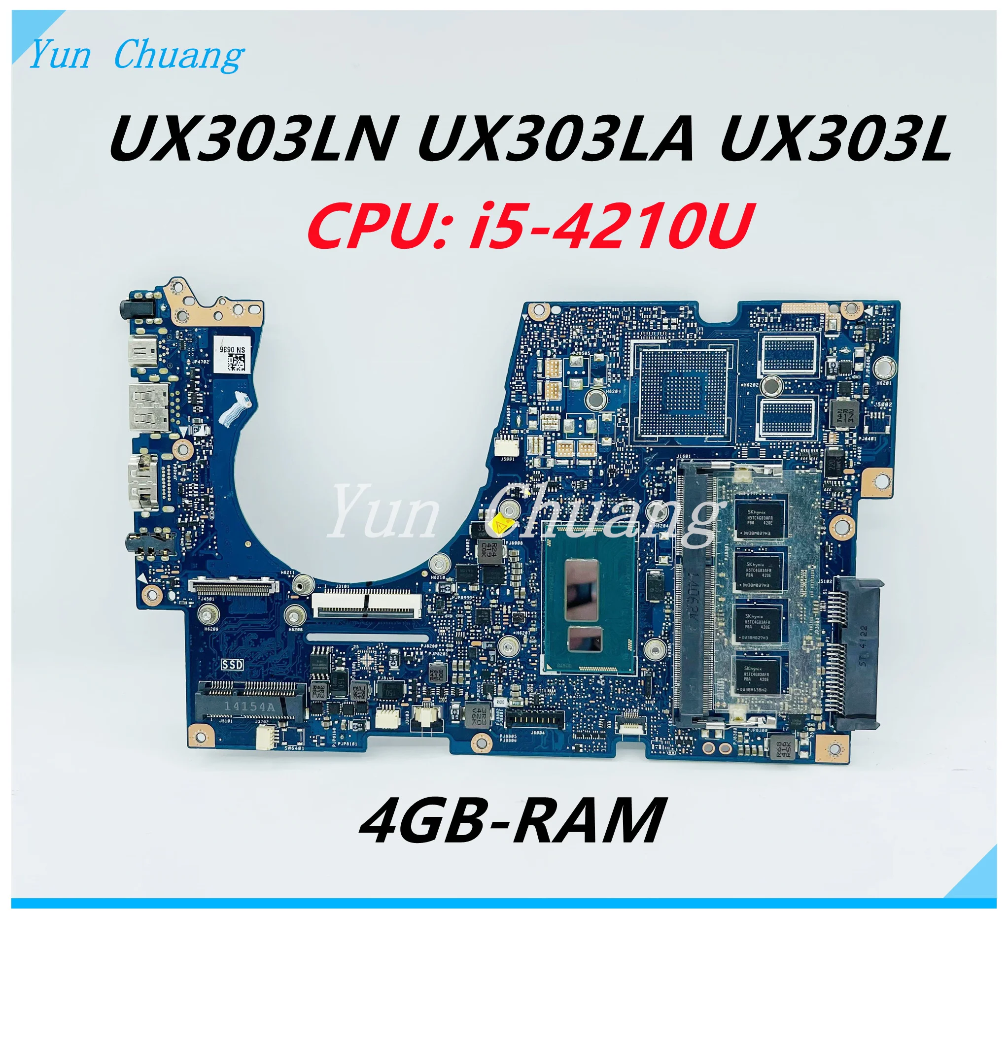 

Материнская плата UX303LA REV2.0 для Asus UX303 UX303LA UX303LG UX303LN UX303L