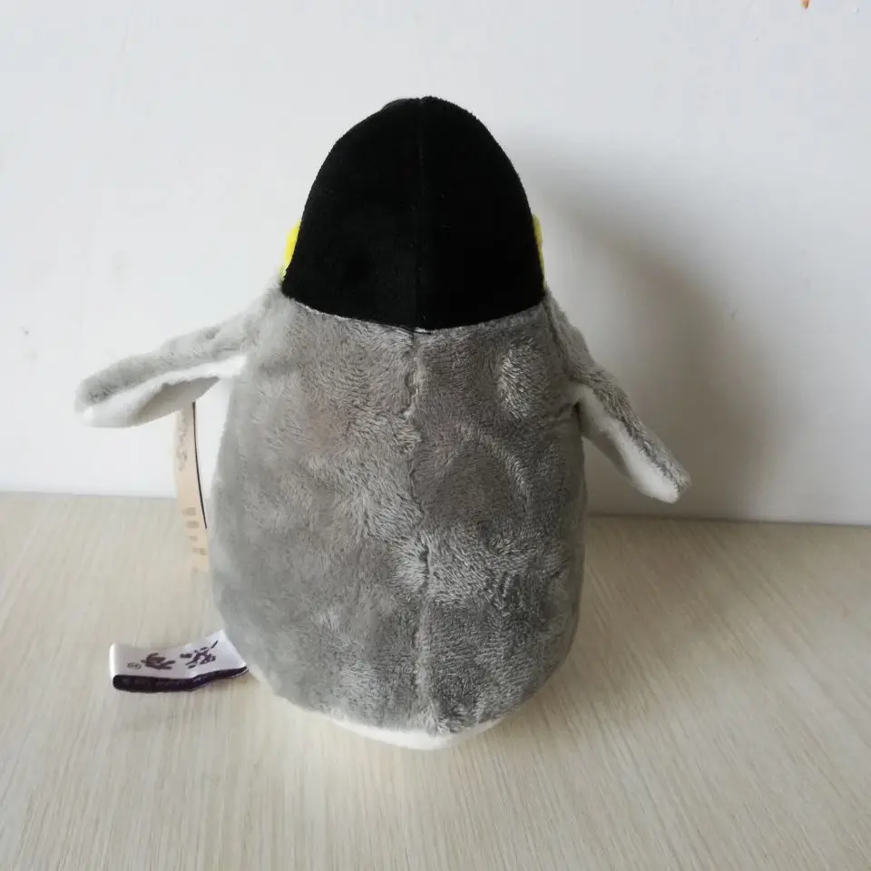 Ongeveer 17 cm mooie grijze pinguïn knuffel zachte pop baby speelgoed verjaardagscadeau b0108