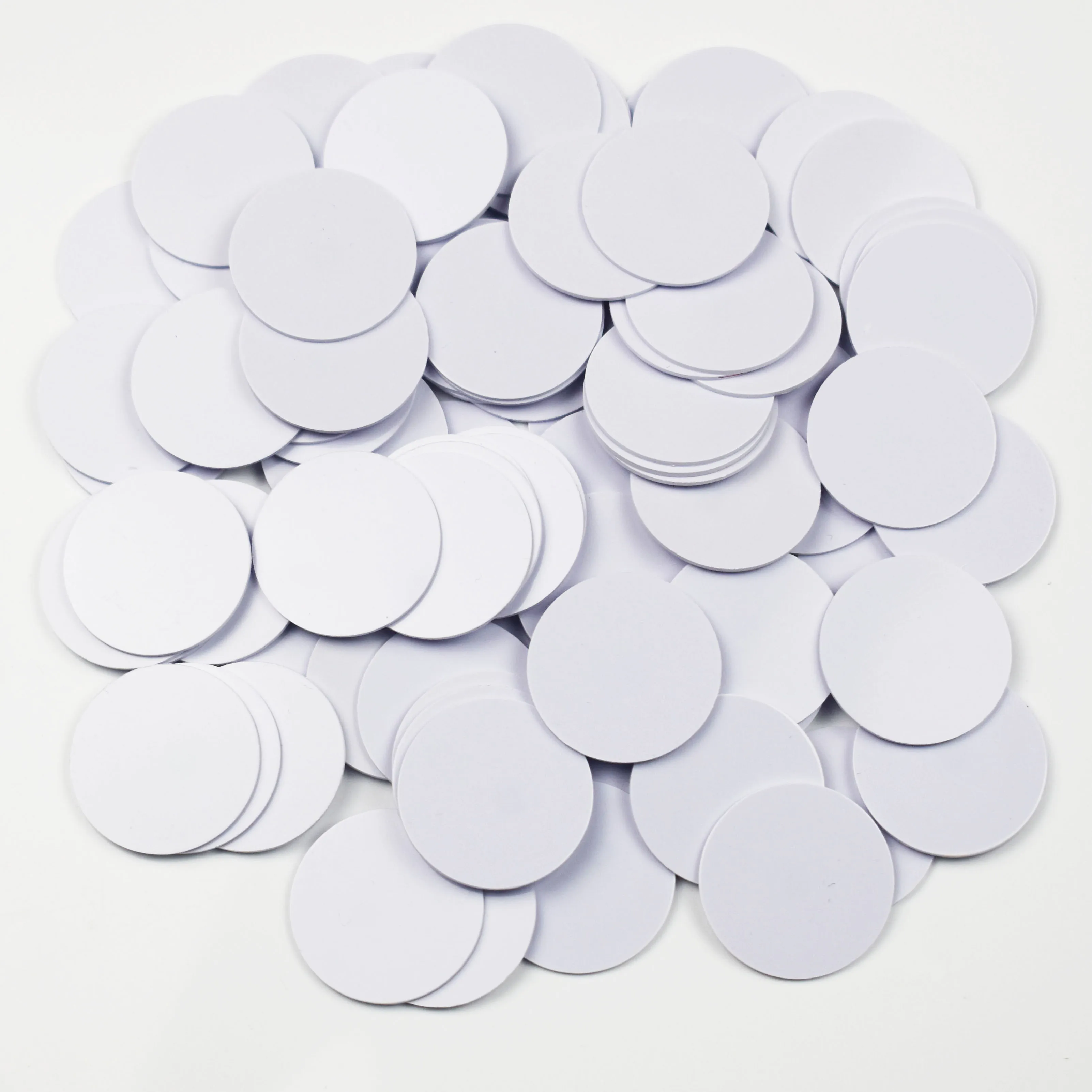 

1000Pcs/Lot 125Khz RFID EM4305 T5577 Coin Card Copy Rewritable Writable EM ID Proximity Token Badge Duplicate