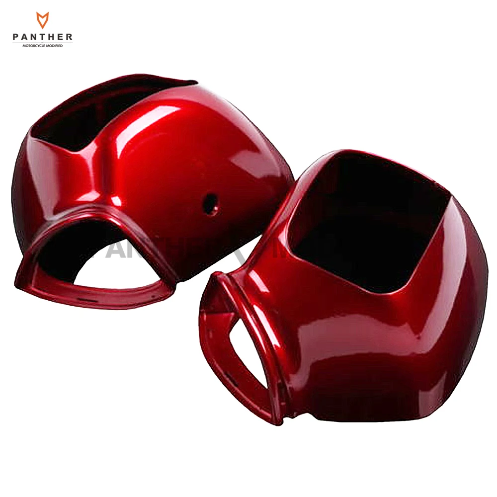 Red Motorcycle Rear Side Mirrors Housing Covers case for Honda Glodwing GL1800 2001-2011 05 06 07 08 09 10