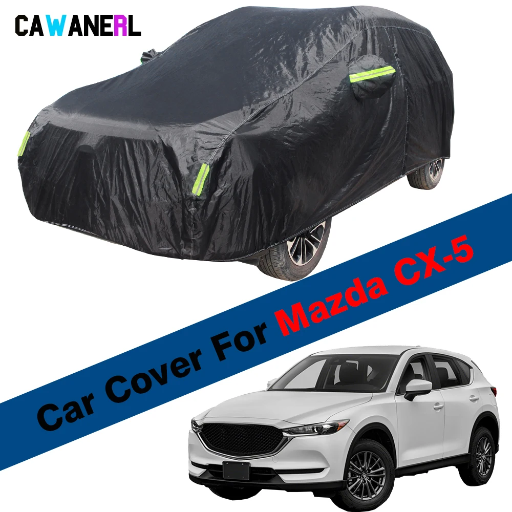 

Full Car Cover SUV Outdoor Sun Shade Anti-UV Snow Rain Dust Resistant Waterproof Cover For Mazda CX-5 CX5