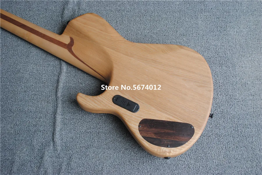 High quality custom 5 string bass guitar electric bass veneer closed pickup integrated link free shipping