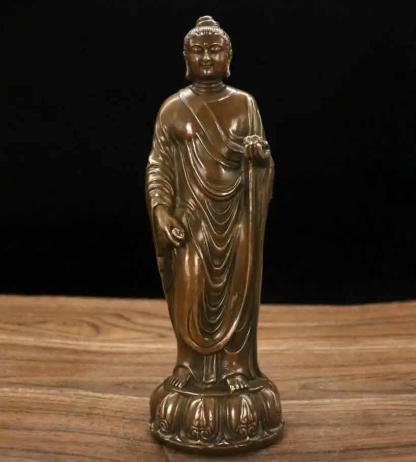 Archaize brass Medicine Buddha consecrate Buddha decoration crafts statue