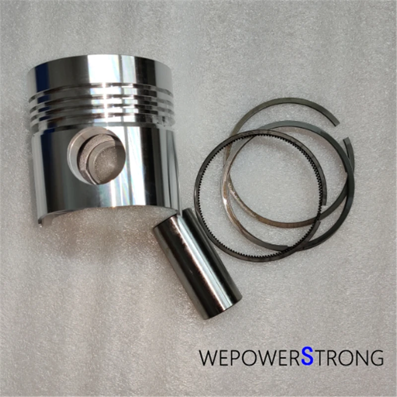 Piston And Rings Kit W/ Pin Fits for Changchai Or Similar Model S1100 16HP Swirl Water Cool Diesel Engine Generator Spare Parts