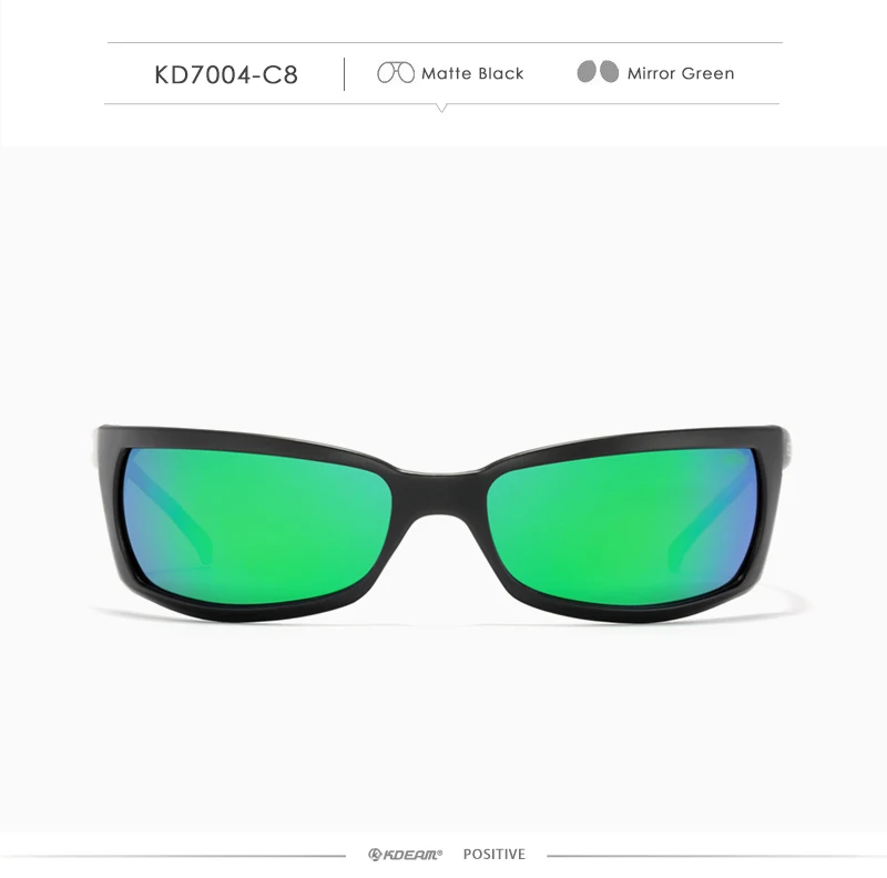 KDEAM Outdoor Sport Brille Polarisierte Sonnenbrille Männer Einzigartig Shaped Gläser Mit Harten Box Minimal Design 2021 – Detail 29