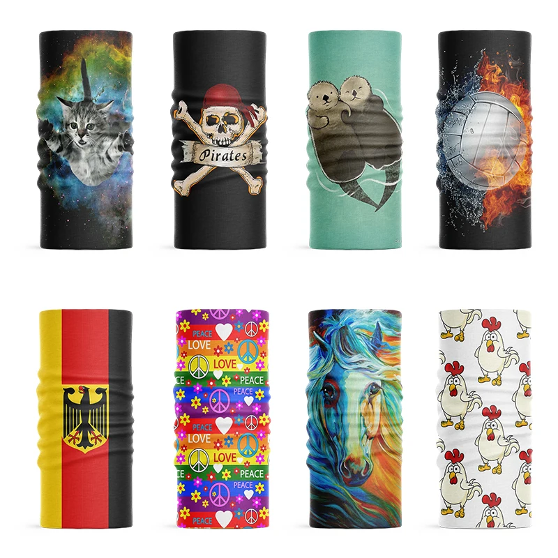 

2020 Модный 3D женский головной платок шейный Гетр летний спортивный УФ-головной убор трубчатый головной убор хиджаб шарф Чехол Мужская бандана