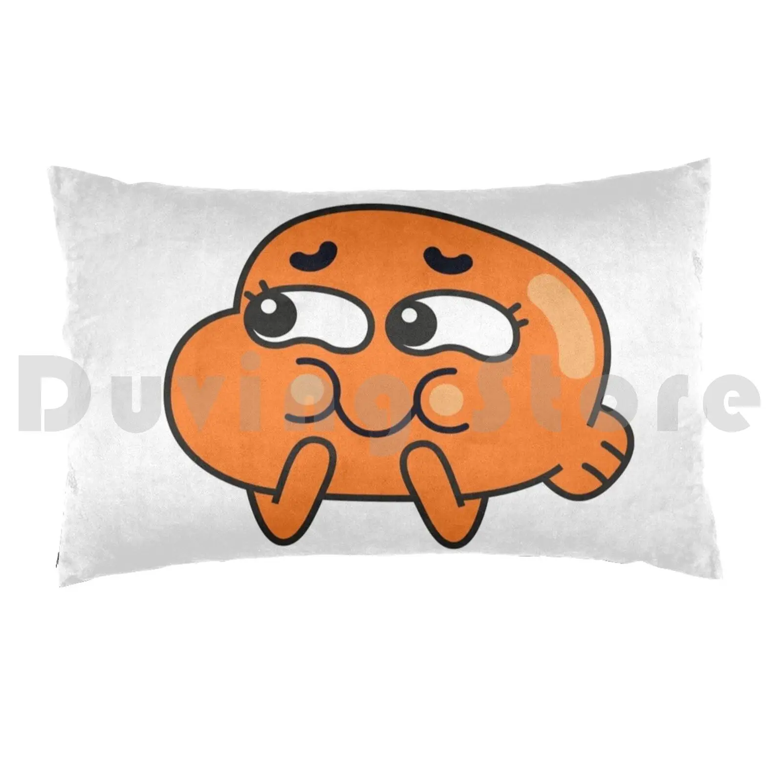 Darwin Pillow Case DIY 50*70 Darwin Watterson Darwin Gumball The Cartoon Face Kids Boy Teenager Schoolboy