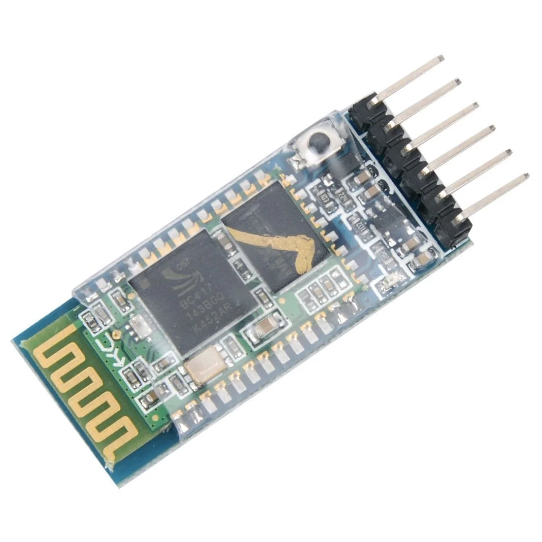 Hc-05 6 Pin Draadloze Bluetooth Rf Transceiver Module Seriële Bt Module Voor Arduino