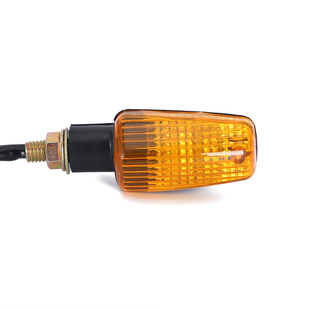 6V Motorcycle LED Turn Signal Lights Motorbike Indicator Universal Lamp Beads Indicator Amber Lens For Scooter Moped Bike