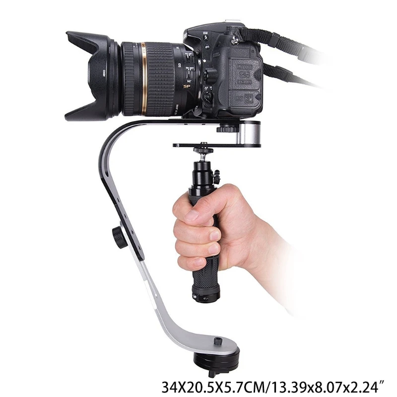 Aluminum Handheld Digital Camera Stabilizer gimbal smartphone DSLR 5DII Motion camera Steadycam for camera phone dropship