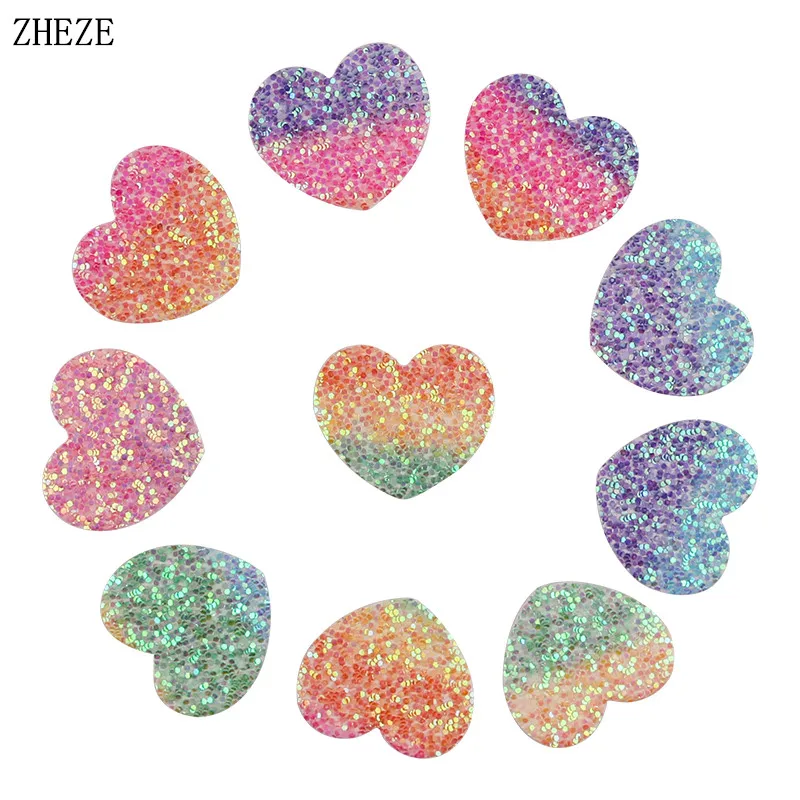 

100Pcs/Lot 2024 NEW 3cm Star Design Girls DIY Hair Accessories For Headband & Hair Clips Candy Color Glitter Pads Head Wear