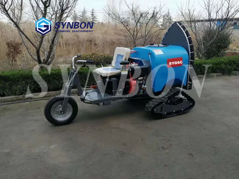 SYNOBN SYG6C disinfection sprayer self-propelled triangle crawler garden agricultural sprayer orchard sprayer