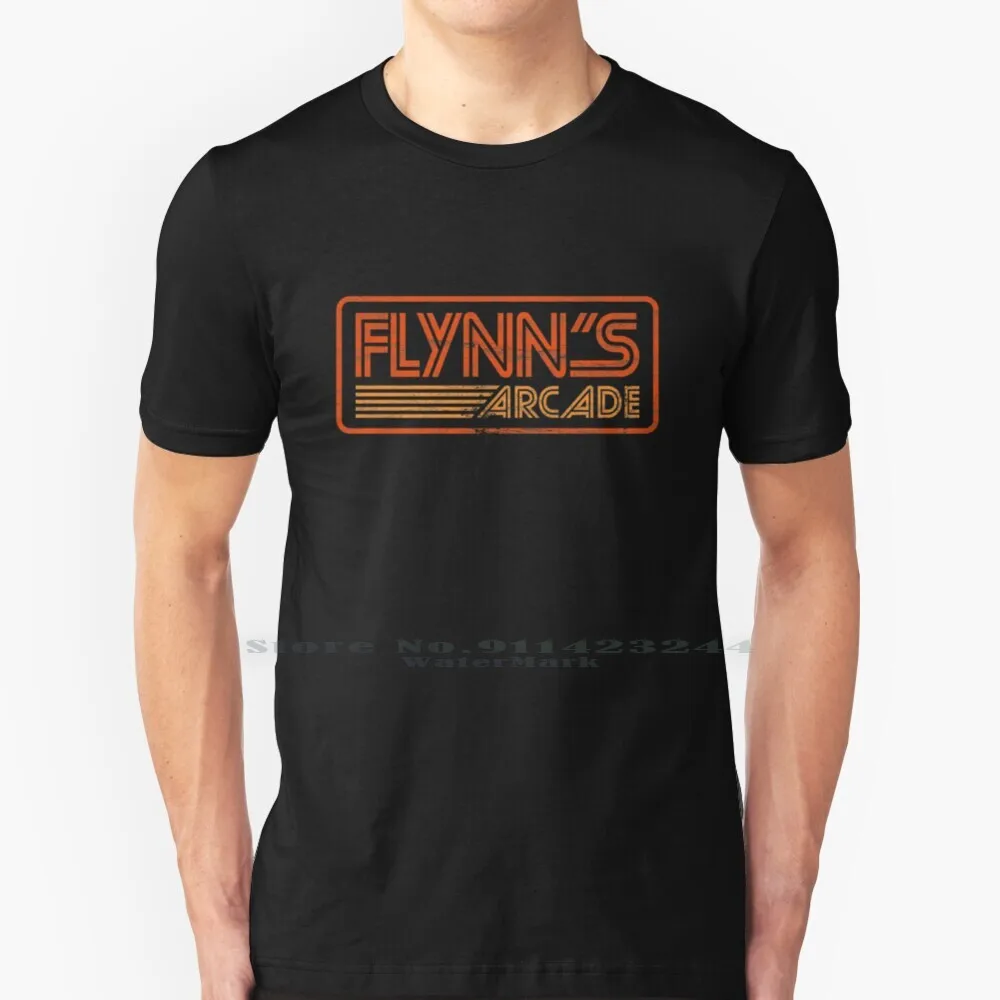 Flynn's Arcade ? 80s Retro 100% Cotton T Shirt Jeff Bridges Space Invaders Tempest Centipedes Flynns Arcade Retro Vice Squad