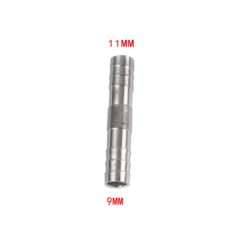 Modified general-purpose aluminum straight-through reducing adapter for automobile air-conditioning pipe head