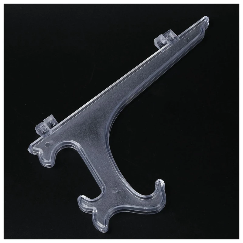 Transparent 7" Display Easel Stand Plate Bowl Picture Frame Photo Pedestal Holder