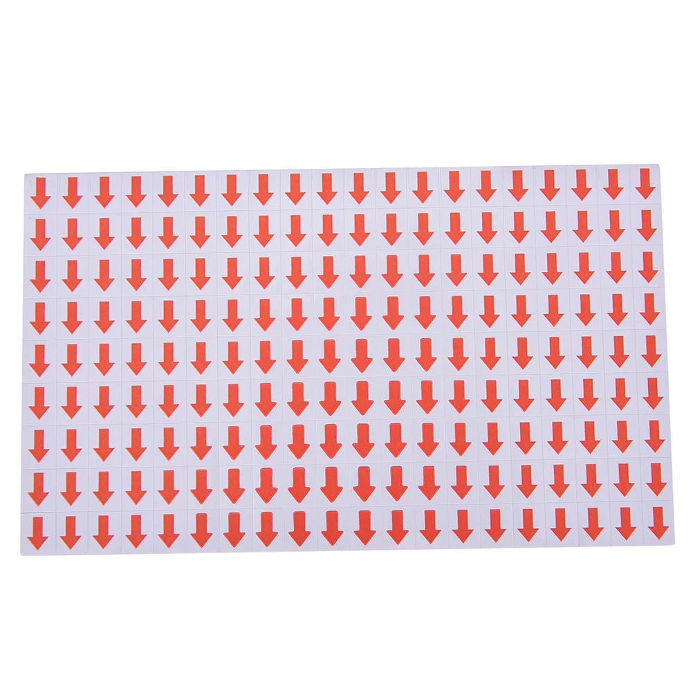 60 sheets/10800 Pcs 10x12mm  label stickers red arrow stickers fault mistake defectives marking for rework label stickers