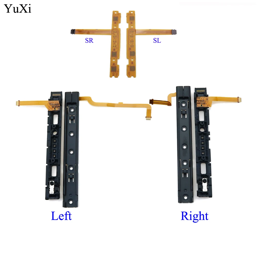 YuXi  Left Right Joycon Plastic Slider  For Nintend Switch JoyCon Iron LR Slider For NS Switch Console