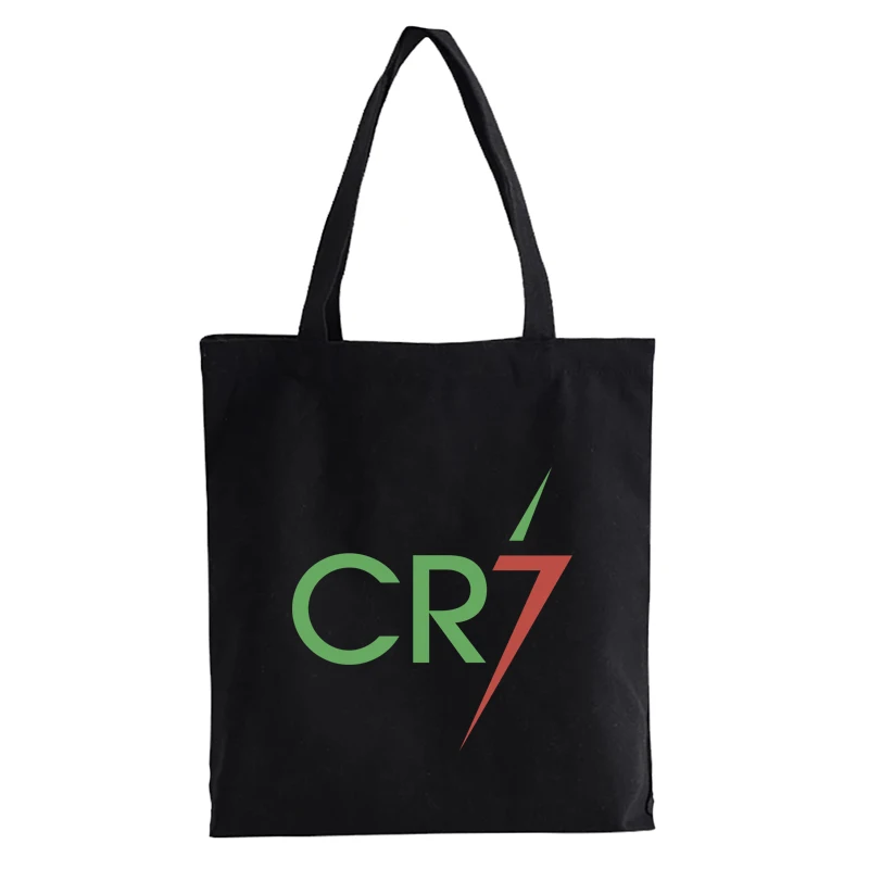 Cristiano Ronaldo CR7 Shopper bag Fashion Teenager Students Shoulder Bag Eco Handbag Tote bags Art Painting Handbags Canvas bag