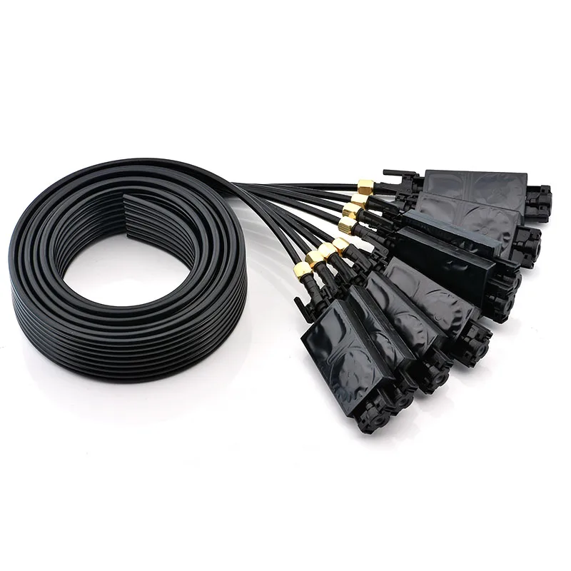 

8color DX5 UV ink Damper 8pcs Small Damper 8pcs Screw Oring 2 Meter 8 Line Ink Tube dx5 printhead printers