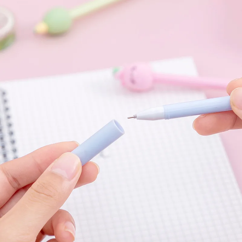 Mohamm 1Pc 0.5mm Lovely Cartoon Gel Pen Student Signature Creative Stationery School Supplies image 4